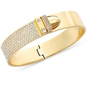 SWAROVSKI | Gold Pavé Buckle Bracelet